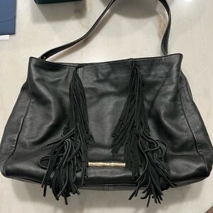 Black tote bag